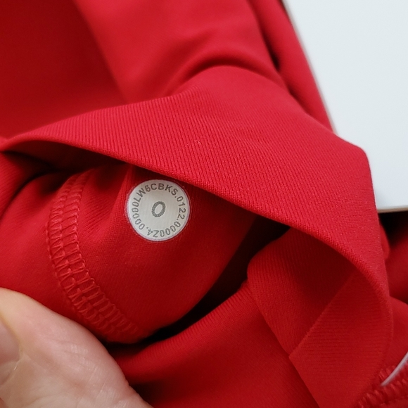 Lululemon Swift Speed HR Crop 21" Dark Red - Picture 12 of 17